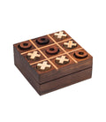 WOOD TIC TAC TOE TRAVEL SET