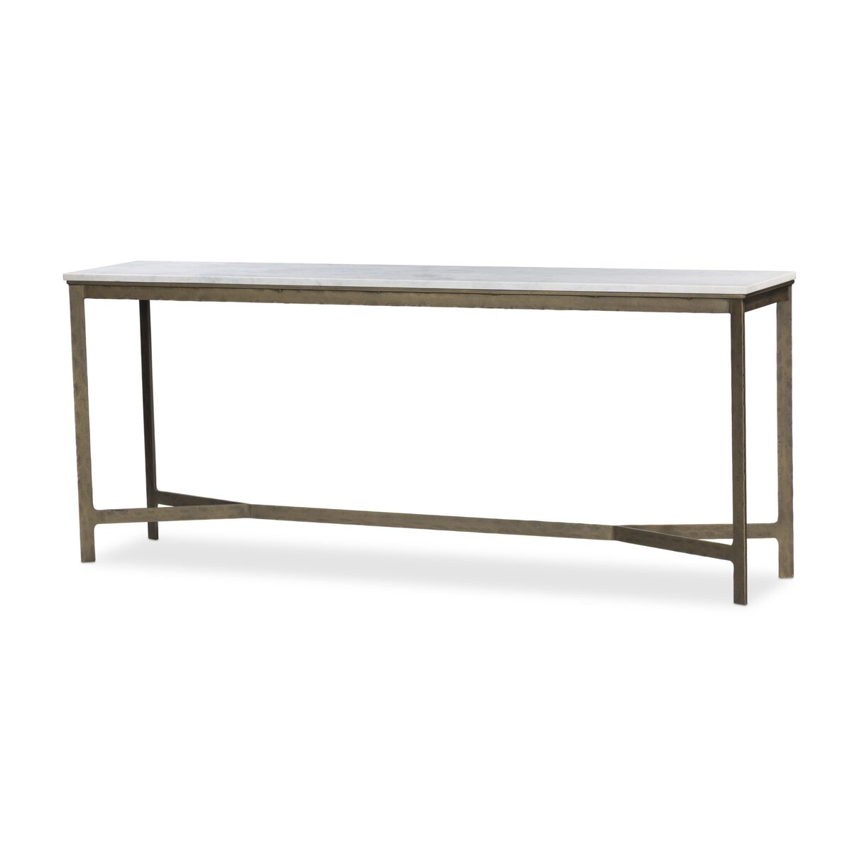 Marble & Brass Console Table