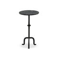 Black Marble Drink Table