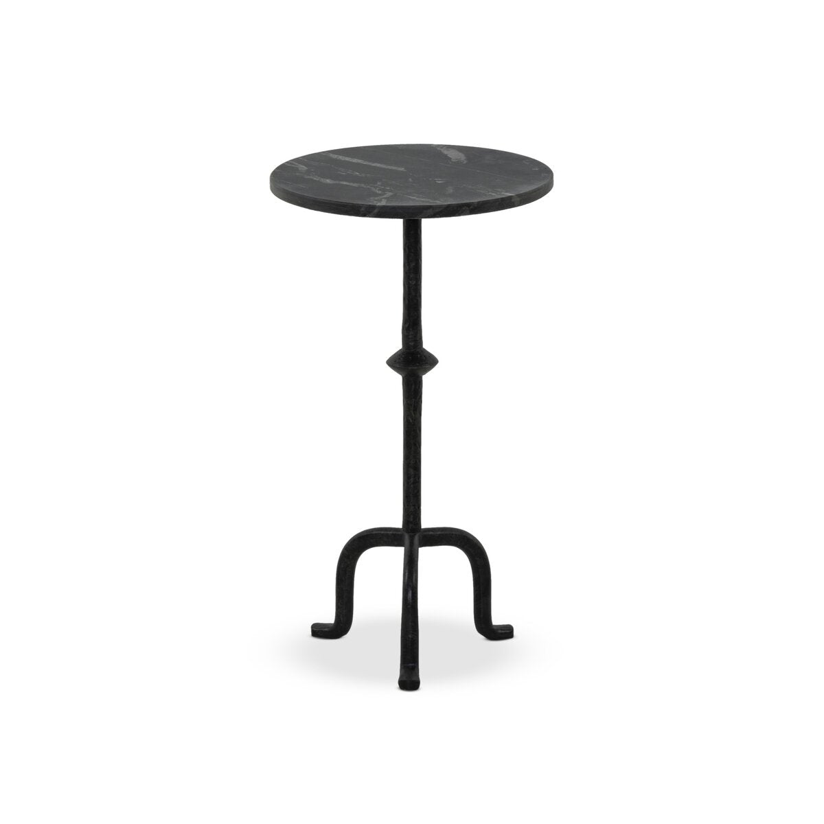 Black Marble Drink Table