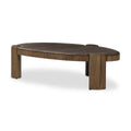Oval Primavera Wood Coffee Table