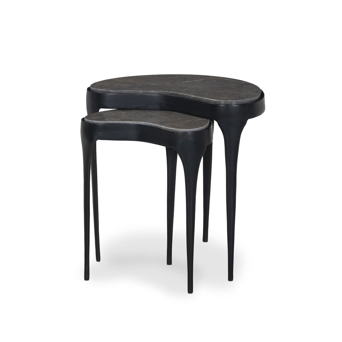 Curved Marble Nesting Tables