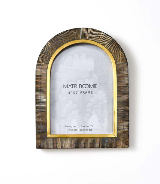 CARVED HORN ARCH 5X7 FRAME