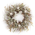 Cotton & Leaf Wreath