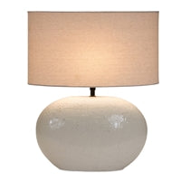 Cream Terracotta Lamp