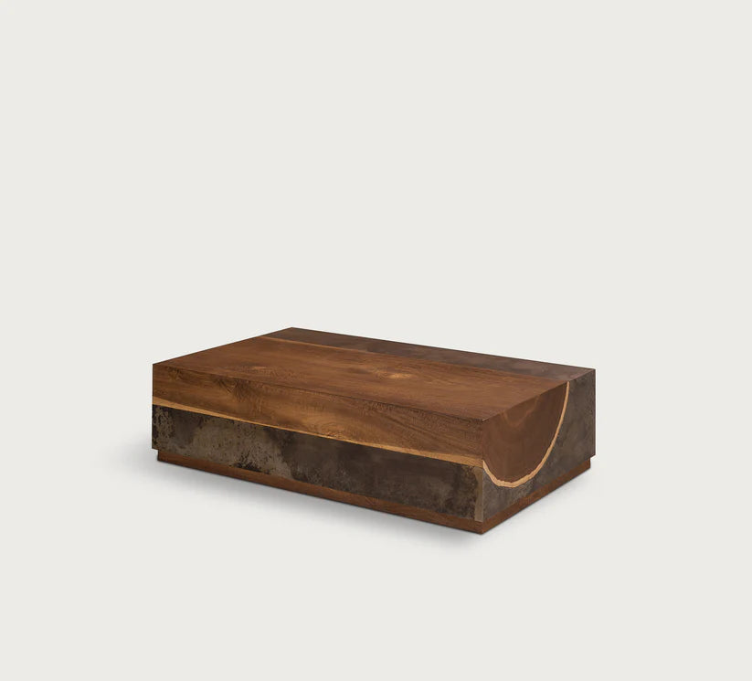 Toasted Yucas & Metal Coffee Table