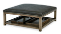 Leather Ottoman Saloon Tumbleweed