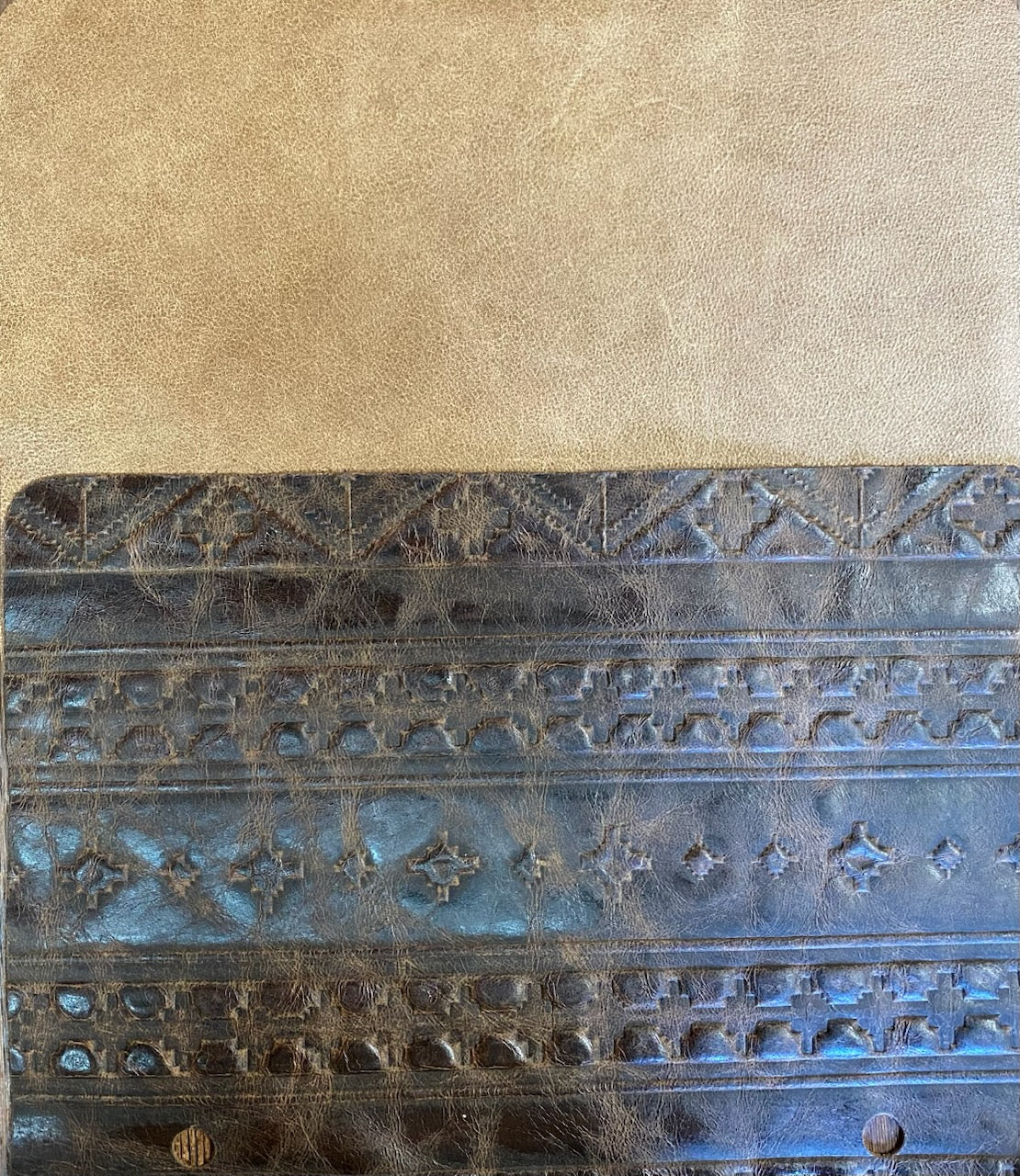 Aztec 2 Tone Leather Swivel