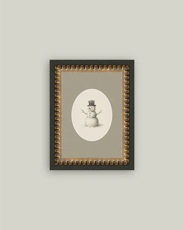 Oval Snowman 5x7