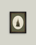 Oval tree 7x9