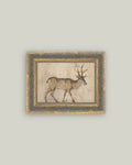 Vintage Reindeer 7x5