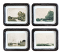 framed landscape wall decor