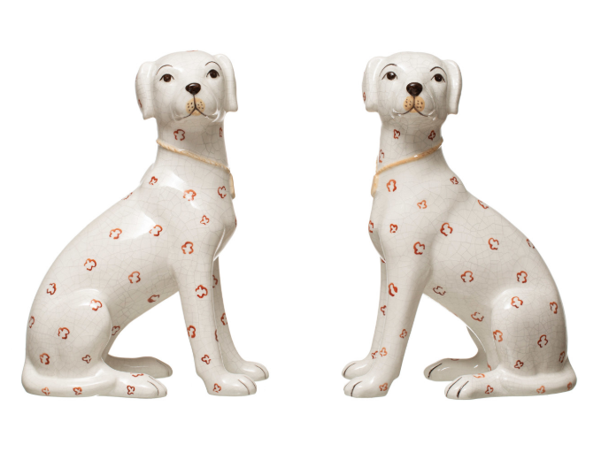 ceramic dog