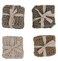 crocheted coaster
