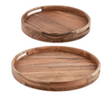 Round Wood Tray