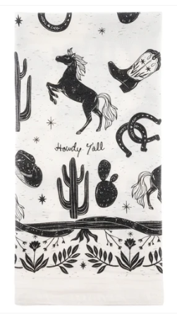 Tea Towel Western