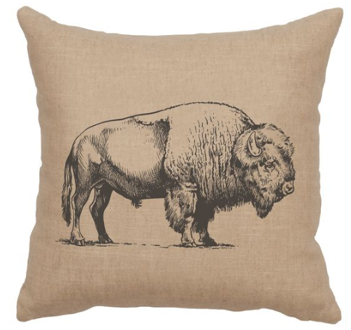 BUFFALO LINEN PILLOW 16"