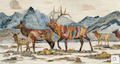 DG ELK FAMILY PRINT