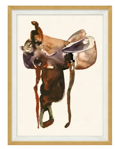 Watercolor-Saddle