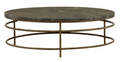 Brown, Green Marble Coffee Table