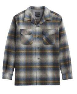 Grey Multi Plaid Wool Shirt