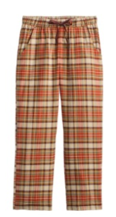 Red, Tan Plaid PJ Pants