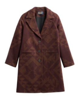 Echo Bay Brown Wool Coat
