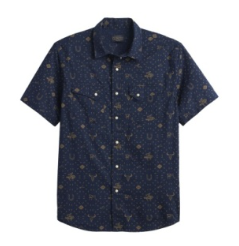 Navy Western Shirt