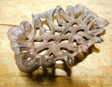 Vintage Cast Iron Soap Dish