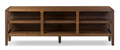 OPEN SHELVES WALNUT CONSOLE