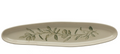 Oval Debossed Stoneware Tray w/ Botanical (Each One Will Vary)
