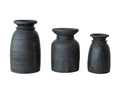 Found Wood Container, Black (Each One Will Vary)
