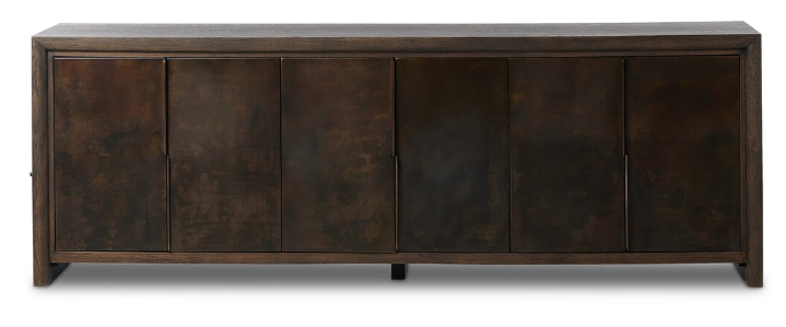 Oak, Iron Door Sideboard