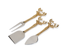 Stag Head Fromage Serving Set