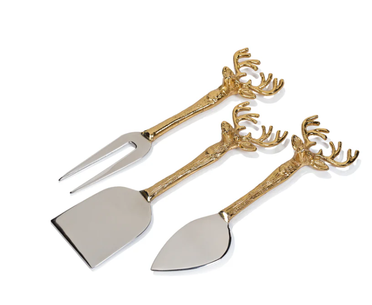 Stag Head Fromage Serving Set