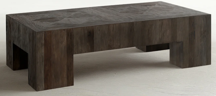 Recycled Elm Parquet Coffee Table
