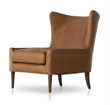 Wing Chair -Cognac