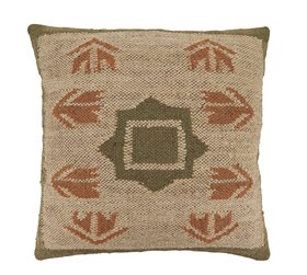 Kilim Pillow Olive & Rust
