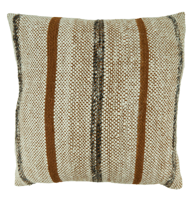 Striped Pillow Rust