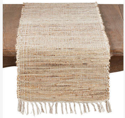 Jute Chindi Runner 16x90