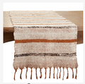 Striped Runner Rust & Natural