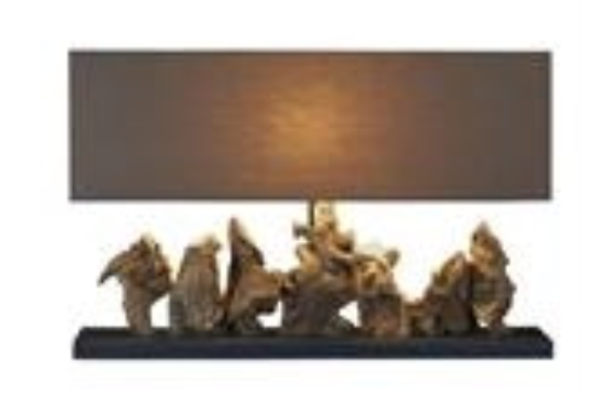 Aragon Teak Root table lamp