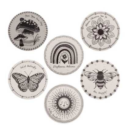 Coasters S/6 BOHO