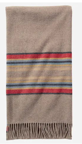 Striped Wool Throw
