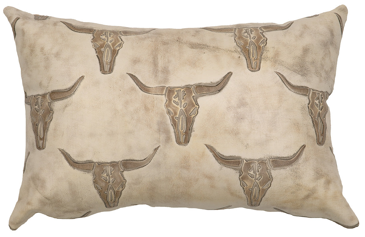 LONESTAR LEATHER PILLOW