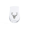 Stag Water Glass