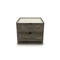 2 DRAWER BIRCH NIGHTSTAND