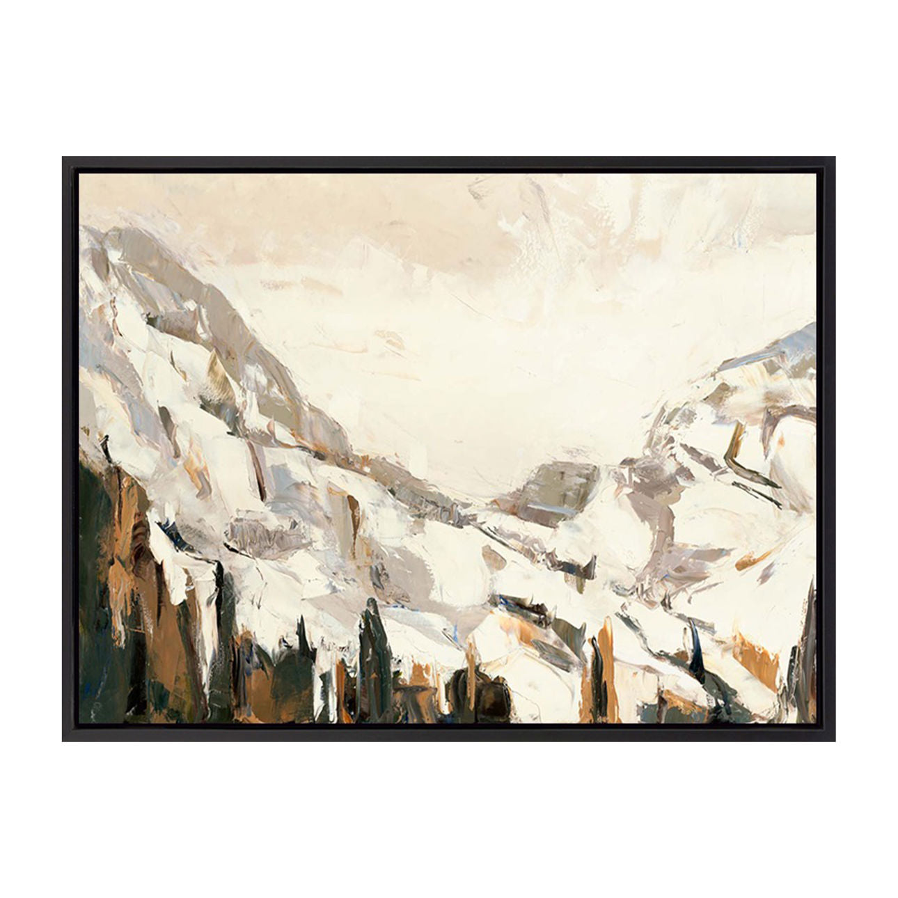 Rocky White Print