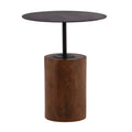 Mango Wood & Iron End Tables