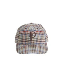 Checkered Wool Baseball Hat